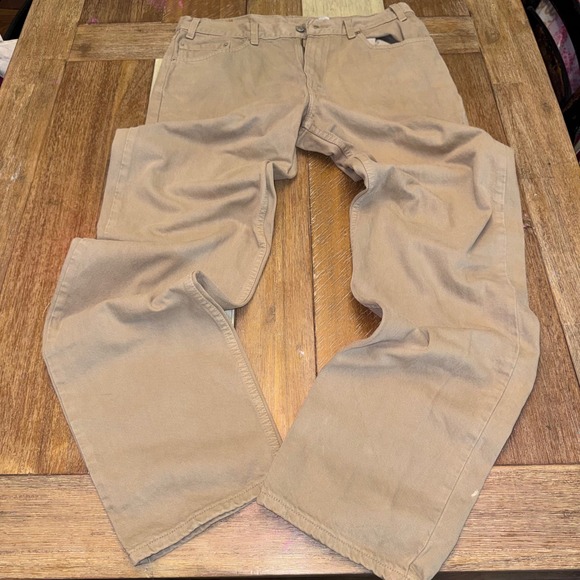 Levi's Other - Levi's 550 Relaxed Fit Pants Mens 36x34 Tan Good Vintage Made in USA Tapered